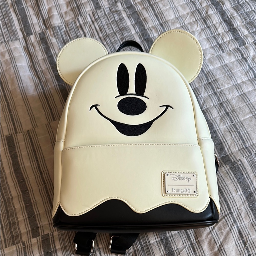 Disney Loungefly Ghost Mickey Mouse Backpack